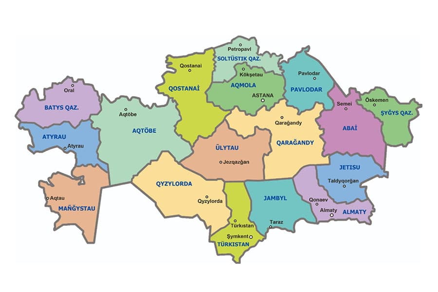 QazMed Volunteers Географиясы